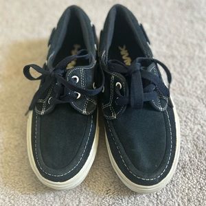 Hawk Boy's navy Blue lace Shoes size 4